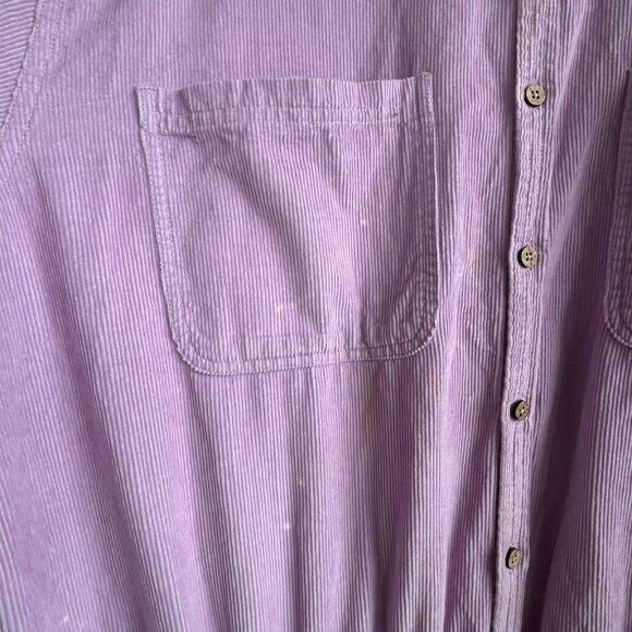 Lucy & Yak Eddie Lavender Purple Corduroy Boilersuit Jumpsuit Coveralls Size XX - Picture 11 of 14